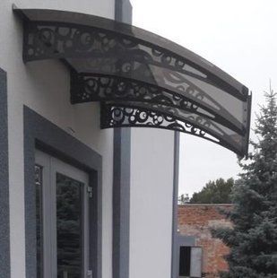 Дашок Plastimet 2.05x1.5 м Style, чорний, моноліт 3 мм, бронза DashOk-2.05x1.5-Sd-3-b фото