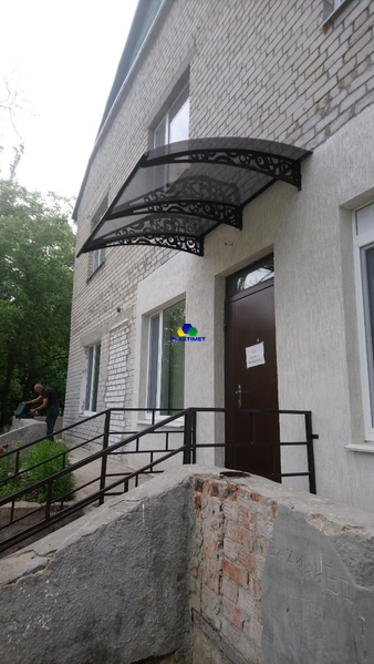 Дашок Plastimet 2.05x1.5 м Style, чорний, моноліт 3 мм, бронза DashOk-2.05x1.5-Sd-3-b фото