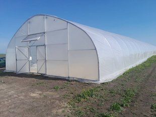 Теплиця з надувом плівки "Лег-Іт 10х100" розміром 10х100х4.3 під ключ Leg-it-kluch2-10x100 фото