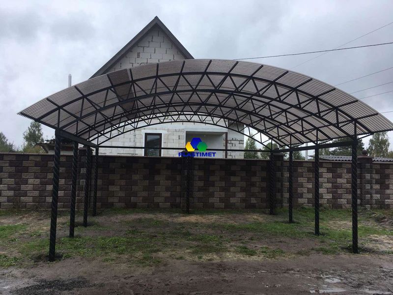 Полікарбонат профільований TOPLIGHT GR 76/18 UV2 0.9 мм бронза мікропризма 1,045х6 м. toplight-1.045x6-0.9-mp-br фото