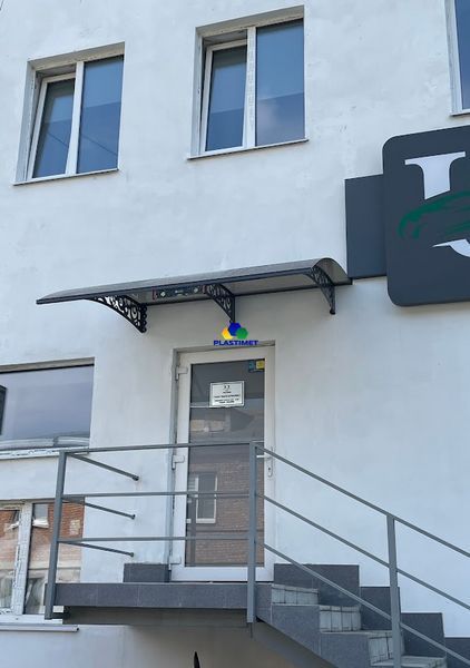 Дашок Plastimet 2.05x1 м Style, темно-сірий моноліт 3 мм, бронза DashOk-2.05x1-Ss-3-b фото