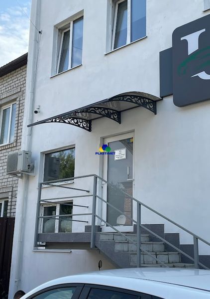 Дашок Plastimet 2.05x1 м Style, темно-сірий моноліт 3 мм, бронза DashOk-2.05x1-Ss-3-b фото