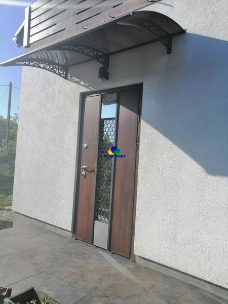 Дашок Plastimet 2.05x1 м Style, темно-сірий моноліт 3 мм, бронза DashOk-2.05x1-Ss-3-b фото
