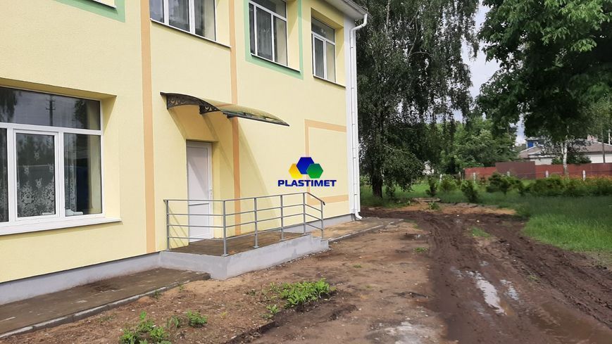 Дашок Plastimet 2.05x1 м Style, темно-сірий моноліт 3 мм, бронза DashOk-2.05x1-Ss-3-b фото