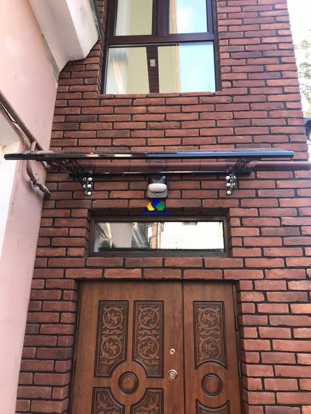 Дашок Plastimet 1.5x1 м Style, чорний, кронштейн моноліт 4 мм, прозорий DashOk-1.5x1-Sd-4-p фото