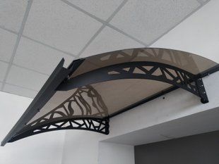 Дашок Plastimet 1.5x1 м Hi-tech, чорний, моноліт 4 мм, бронза DashOk-1.5x1-Hd-4-b фото