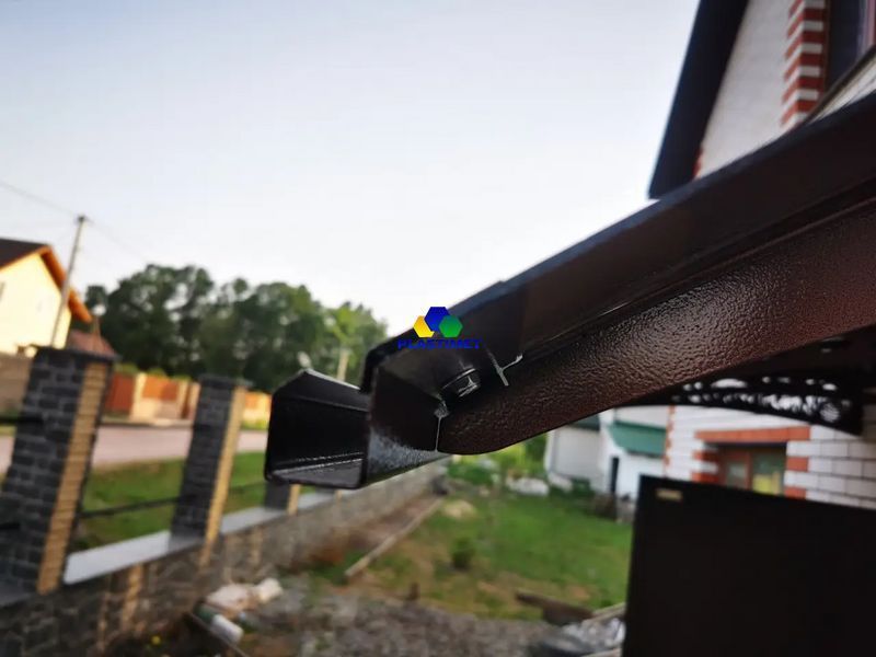 Дашок Plastimet 4,05x1 м Style, темно-сірий, моноліт 4 мм, бронза DashOk-4.05x1-Ss-4-b фото
