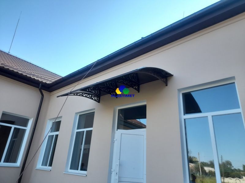 Дашок Plastimet 3,05x1 м Style, мідь антик, моноліт 4 мм, бронза DashOk-3.05x1-Sb-4-b фото